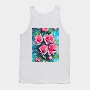 Wake Up & Smell the Pink Roses Tank Top